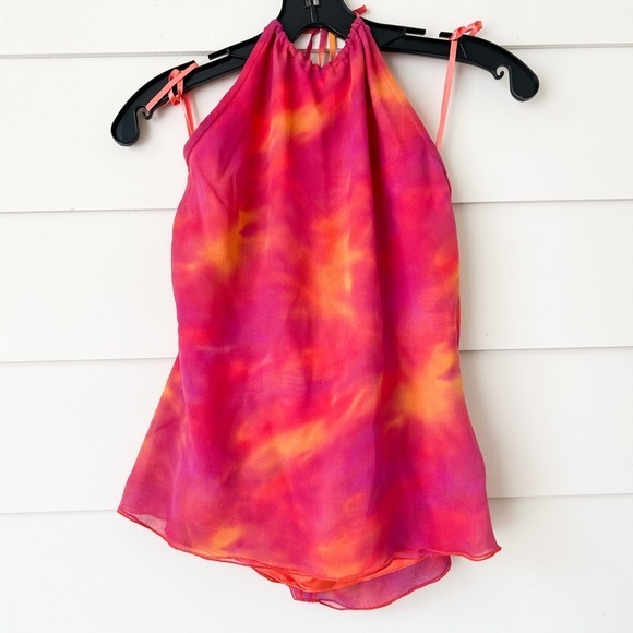 St. John Tops - NWT St John Couture Silk Backless Halter Blouse